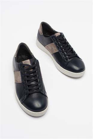 Erkek Sneaker Hakiki Deri Ayakkabı 002Y22E4043