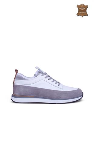 Erkek Sneaker Hakiki Deri Ayakkabı 002Y25E4080