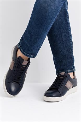 Erkek Sneaker Hakiki Deri Ayakkabı 002Y22E4043