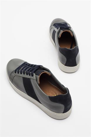 Erkek Sneaker Hakiki Deri Ayakkabı 002Y22E4043