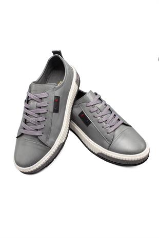 Erkek Sneaker Hakiki Deri Ayakkabı 002Y24E4073
