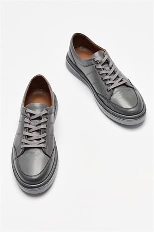 Erkek Sneaker Hakiki Deri Ayakkabı 002Y22E4045