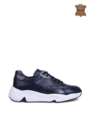 Erkek Sneaker Hakiki Deri Ayakkabı 002Y25E4079