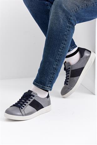 Erkek Sneaker Hakiki Deri Ayakkabı 002Y22E4043