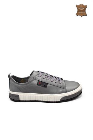Erkek Sneaker Hakiki Deri Ayakkabı 002Y24E4073