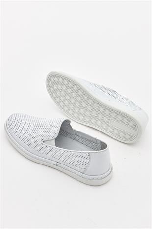 Erkek Sneaker Hakiki Deri Ayakkabı 002Y22E4052