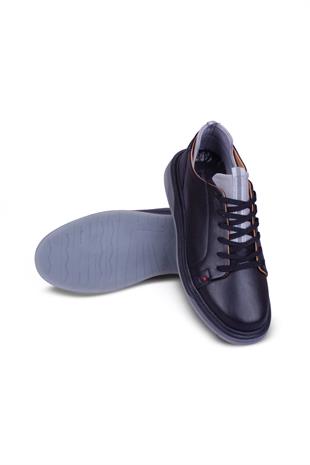 Erkek Sneaker Hakiki Deri Ayakkabı 002Y25E4082