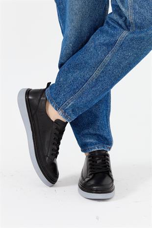 Erkek Sneaker Hakiki Deri Ayakkabı 002Y22E4042