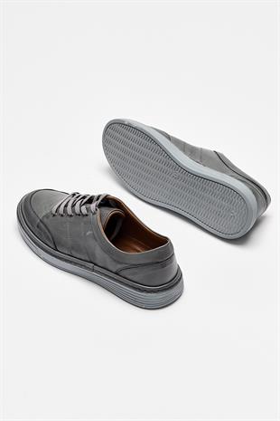 Erkek Sneaker Hakiki Deri Ayakkabı 002Y22E4045