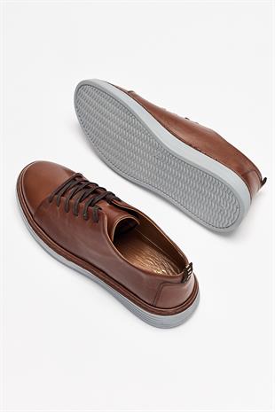 Erkek Sneaker Hakiki Deri Ayakkabı 002Y22E4046