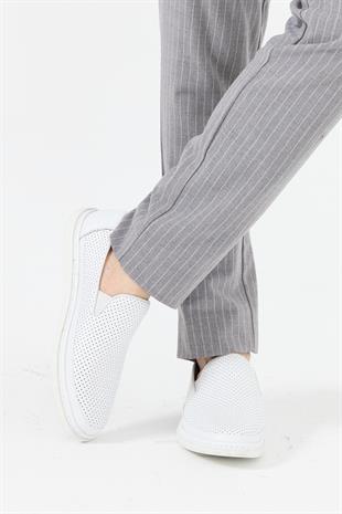 Erkek Sneaker Hakiki Deri Ayakkabı 002Y22E4052