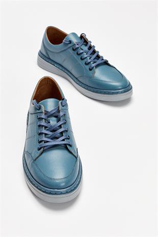 Erkek Sneaker Hakiki Deri Ayakkabı 002Y22E4045