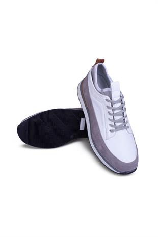 Erkek Sneaker Hakiki Deri Ayakkabı 002Y25E4080