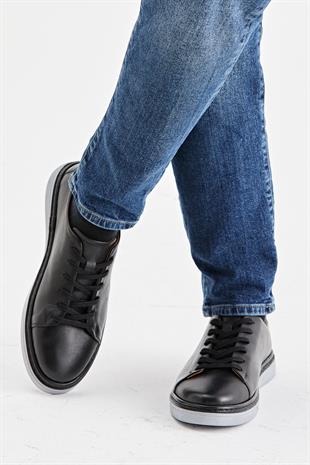 Erkek Sneaker Hakiki Deri Ayakkabı 002Y22E4046