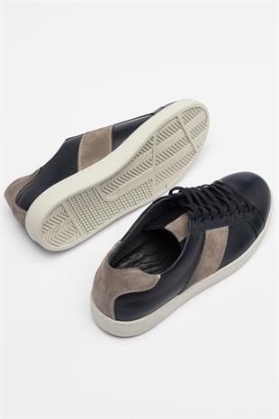 Erkek Sneaker Hakiki Deri Ayakkabı 002Y22E4043