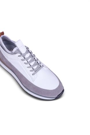 Erkek Sneaker Hakiki Deri Ayakkabı 002Y25E4080
