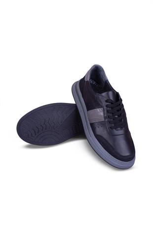 Erkek Sneaker Hakiki Deri Ayakkabı 002Y25E4081