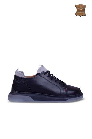Erkek Sneaker Hakiki Deri Ayakkabı 002Y25E4082