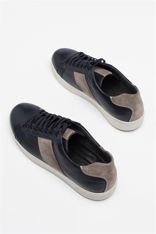 Erkek Sneaker Hakiki Deri Ayakkabı 002Y22E4043