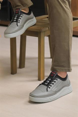 Erkek Sneaker Hakiki Deri Ayakkabı 003Y23E4501