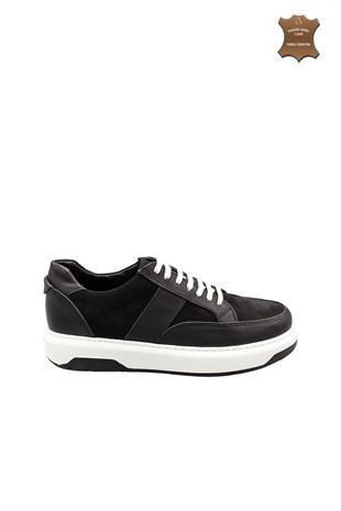 Erkek Sneaker Hakiki Deri Ayakkabı 031Y24E5788