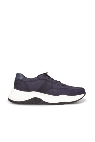 Erkek Sneaker Hakiki Deri Ayakkabı 031Y24E5789