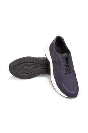 Erkek Sneaker Hakiki Deri Ayakkabı 031Y24E5789