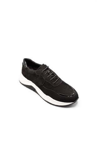 Erkek Sneaker Hakiki Deri Ayakkabı 031Y24E5789