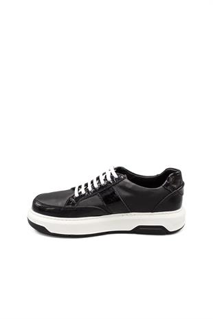 Erkek Sneaker Hakiki Deri Ayakkabı 031Y24E5788
