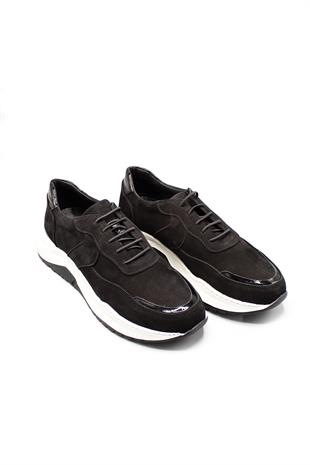 Erkek Sneaker Hakiki Deri Ayakkabı 031Y24E5789