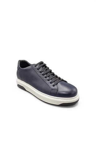 Erkek Sneaker Hakiki Deri Ayakkabı 031Y24E5785