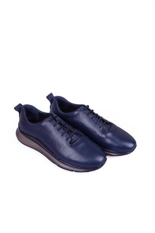 Erkek Sneaker Hakiki Deri Ayakkabı 031Y24E5792