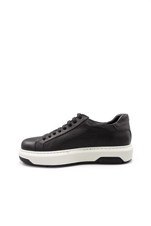 Erkek Sneaker Hakiki Deri Ayakkabı 031Y24E5785