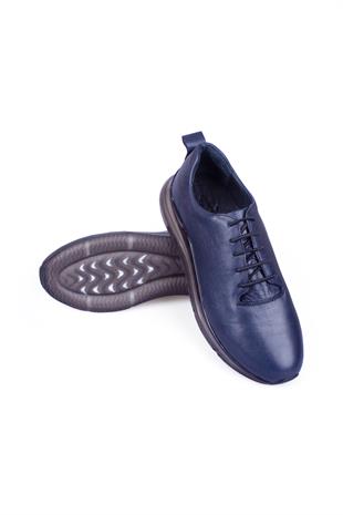 Erkek Sneaker Hakiki Deri Ayakkabı 031Y24E5792