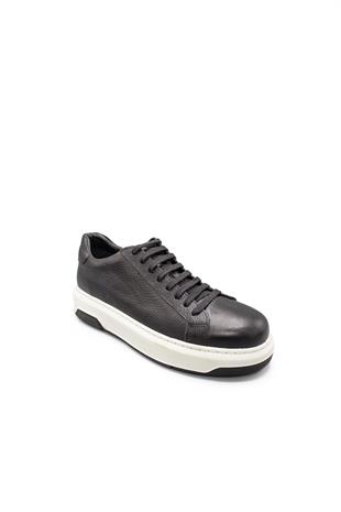 Erkek Sneaker Hakiki Deri Ayakkabı 031Y24E5785
