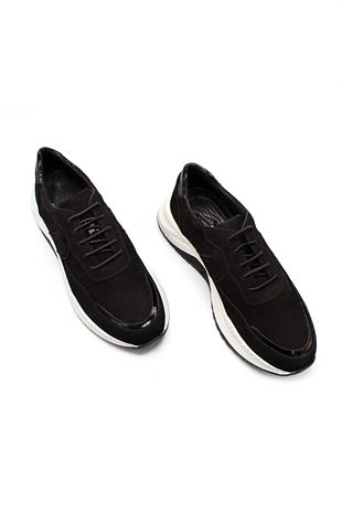Erkek Sneaker Hakiki Deri Ayakkabı 031Y24E5789
