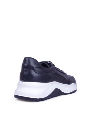 Erkek Sneaker Hakiki Deri Ayakkabı 031Y24E5791