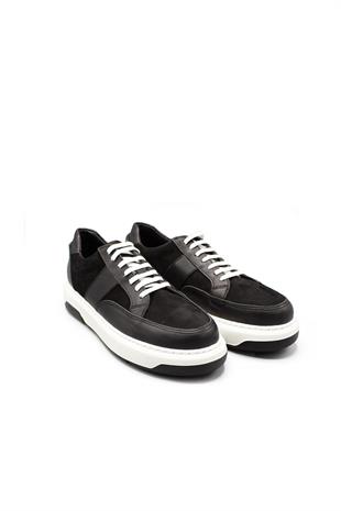 Erkek Sneaker Hakiki Deri Ayakkabı 031Y24E5788