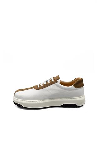 Erkek Sneaker Hakiki Deri Ayakkabı 031Y24E5790
