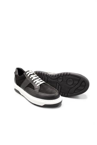 Erkek Sneaker Hakiki Deri Ayakkabı 031Y24E5788