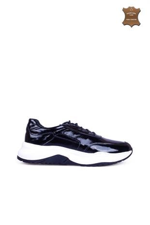 Erkek Sneaker Hakiki Deri Ayakkabı 031Y24E5791