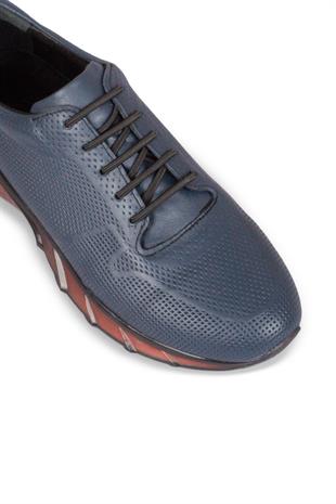 Erkek Sneaker Hakiki Deri Ayakkabı 031Y25E5799