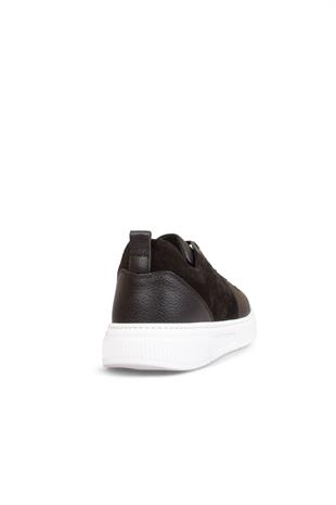 Erkek Sneaker Hakiki Deri Ayakkabı 082Y24E40726