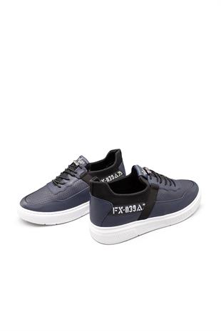 Erkek Sneaker Hakiki Deri Ayakkabı 082Y24E40752