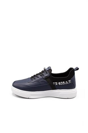 Erkek Sneaker Hakiki Deri Ayakkabı 082Y24E40749