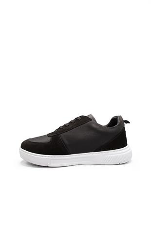 Erkek Sneaker Hakiki Deri Ayakkabı 082Y24E40726