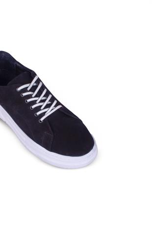 Erkek Sneaker Hakiki Deri Ayakkabı 082Y24E40716