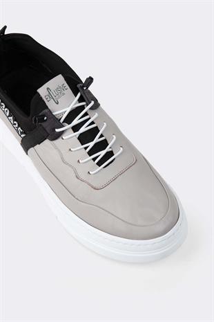 Erkek Sneaker Hakiki Deri Ayakkabı 082Y24E40733