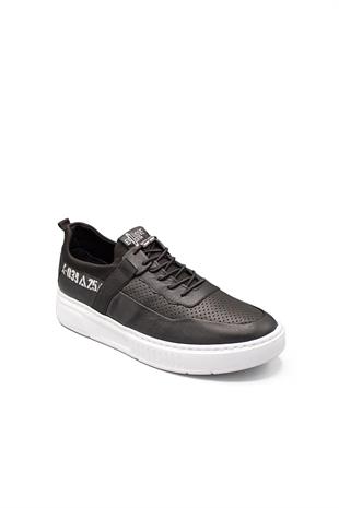 Erkek Sneaker Hakiki Deri Ayakkabı 082Y24E40752