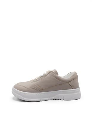Erkek Sneaker Hakiki Deri Ayakkabı 082Y24E40729